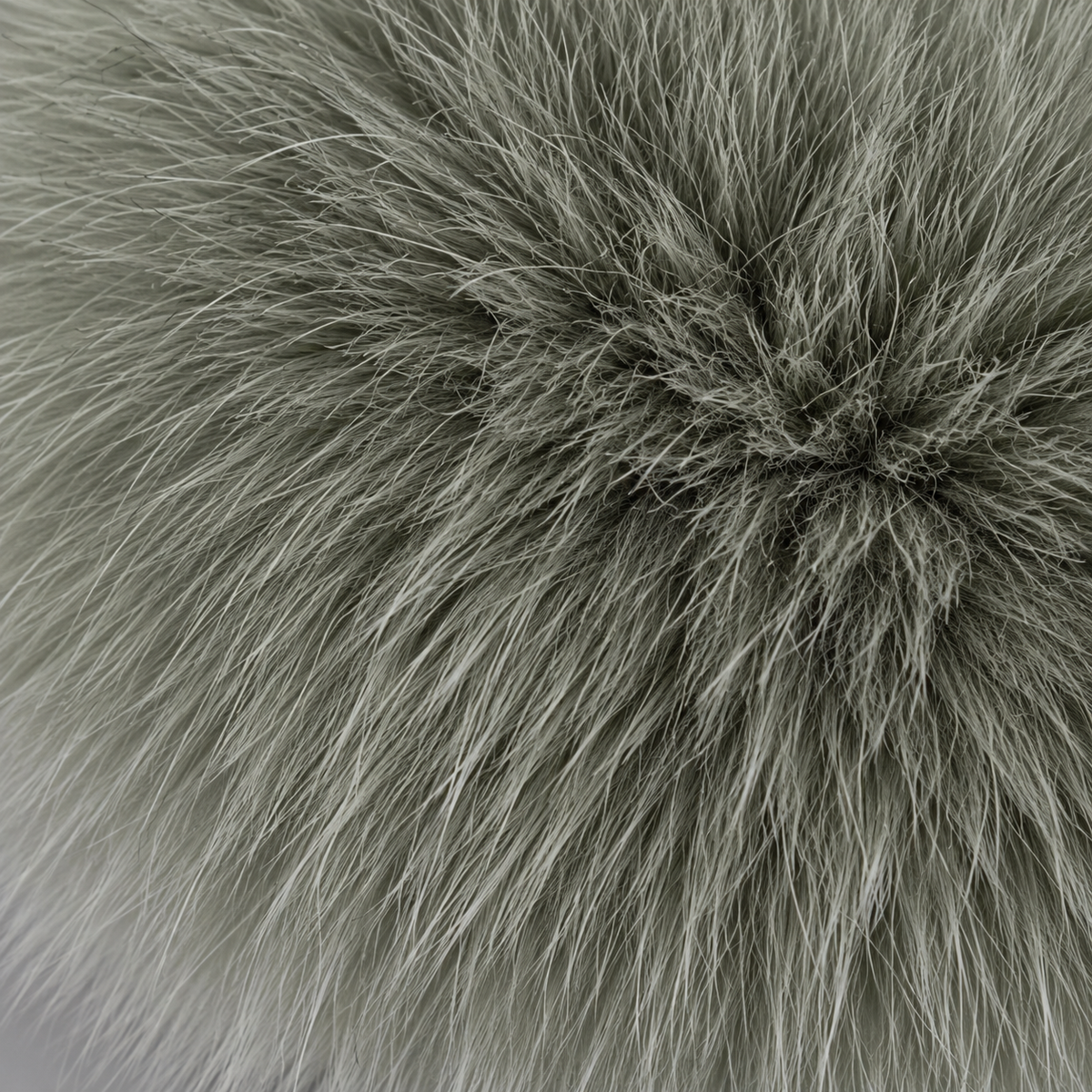 Green Real Fox Fur Hood Trim – Fur Collar Replacement