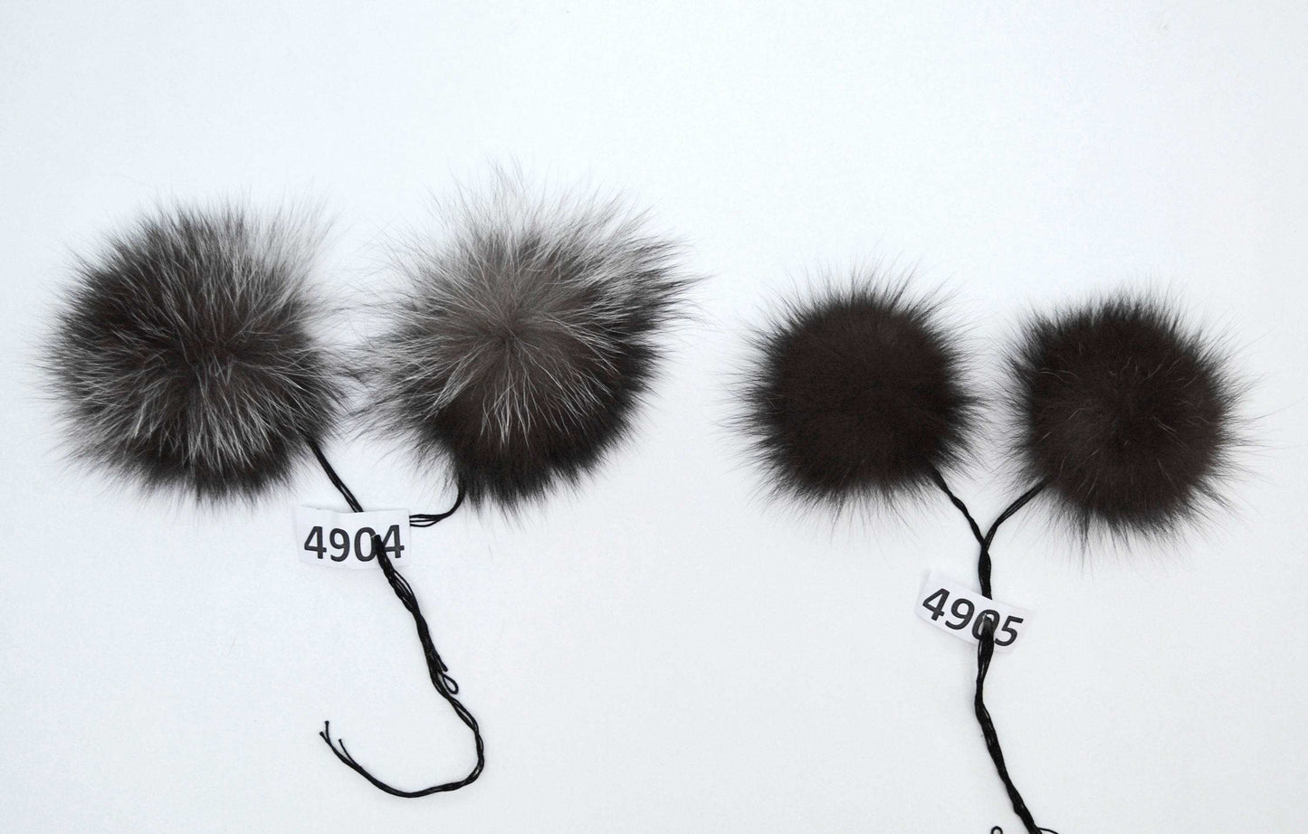 double silver fox pom pom