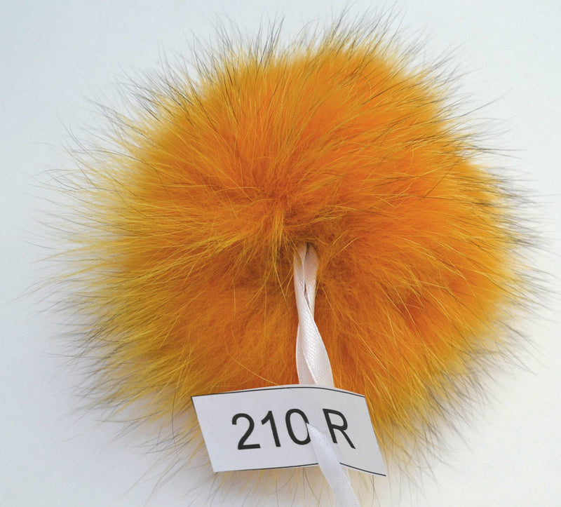 fox fur pom pom