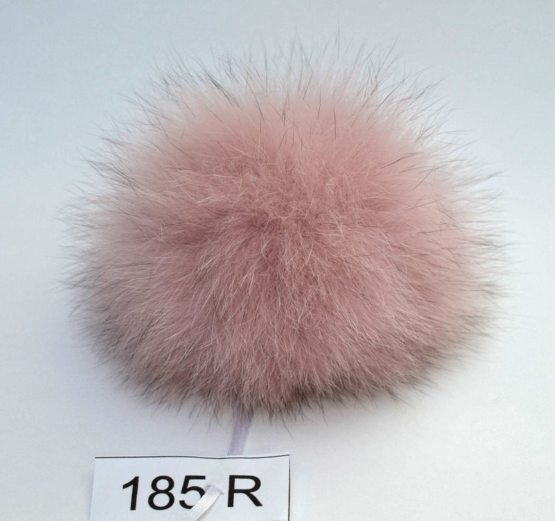 real fur pom pom
