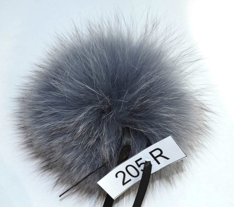gray fox pom pom