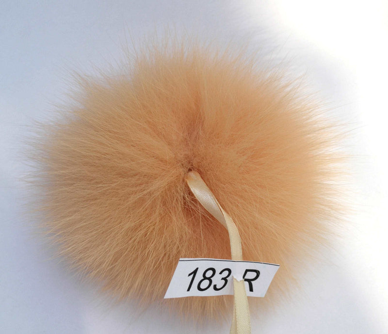 fox fur pom pom
