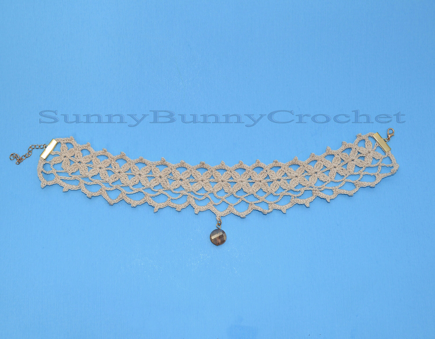 Crochet Choker, Choker Necklace, Crochet Collar, White Choker, Knit Women Necklace, Wedding Necklace, Crochet Jewelry, Gift for her