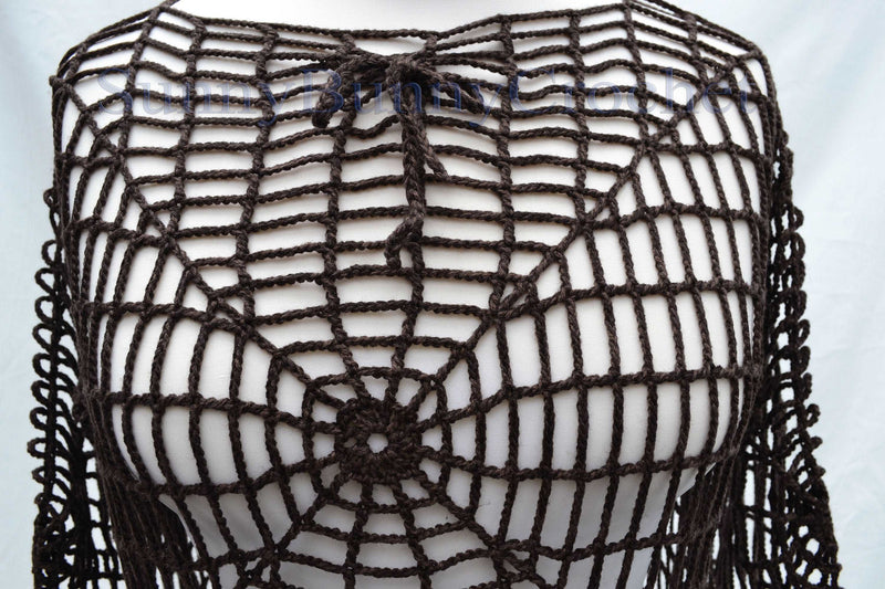 CROCHETED DRESS BEACH Cover Up Sexy Cotton Lace Openwork Short Knitted Tunic Cover Summer Party Mini Dress Top Women Lady Spider Web Boho, S