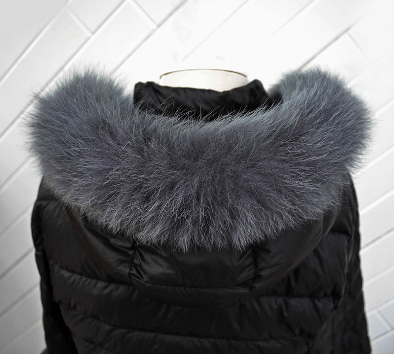 BY ORDER, Real Fox Fur (Tail) Trim Hood, Fur collar trim, Fox Fur Collar, Fur Scarf, Fur Ruff, Fur Hood, Fur stripe, Coat Trim, Jacket