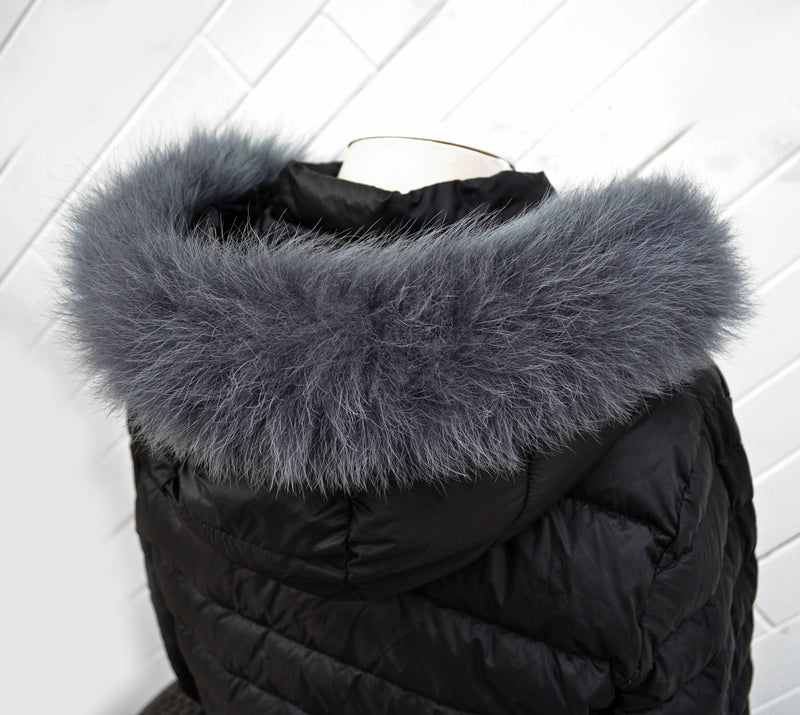 BY ORDER, Real Fox Fur (Tail) Trim Hood, Fur collar trim, Fox Fur Collar, Fur Scarf, Fur Ruff, Fur Hood, Fur stripe, Coat Trim, Jacket