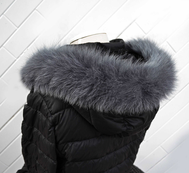 BY ORDER, Real Fox Fur (Tail) Trim Hood, Fur collar trim, Fox Fur Collar, Fur Scarf, Fur Ruff, Fur Hood, Fur stripe, Coat Trim, Jacket