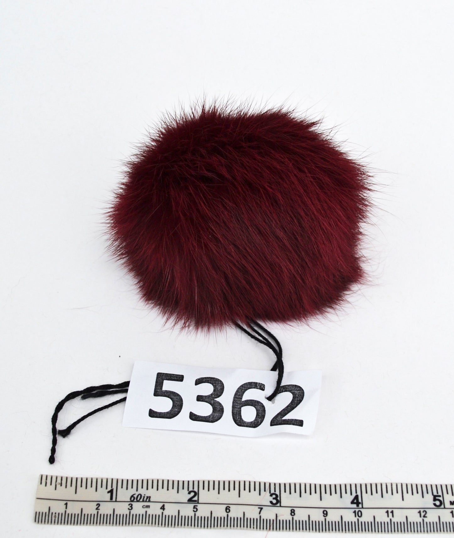 2" to 4,5" RABBIT FUR POM Poms! Red Genuine Fur Pom Pom Real Rabbit Fur Ball Key Ring Large Rabbit Pompom Keychain Charm Pom Pom Hat Bag