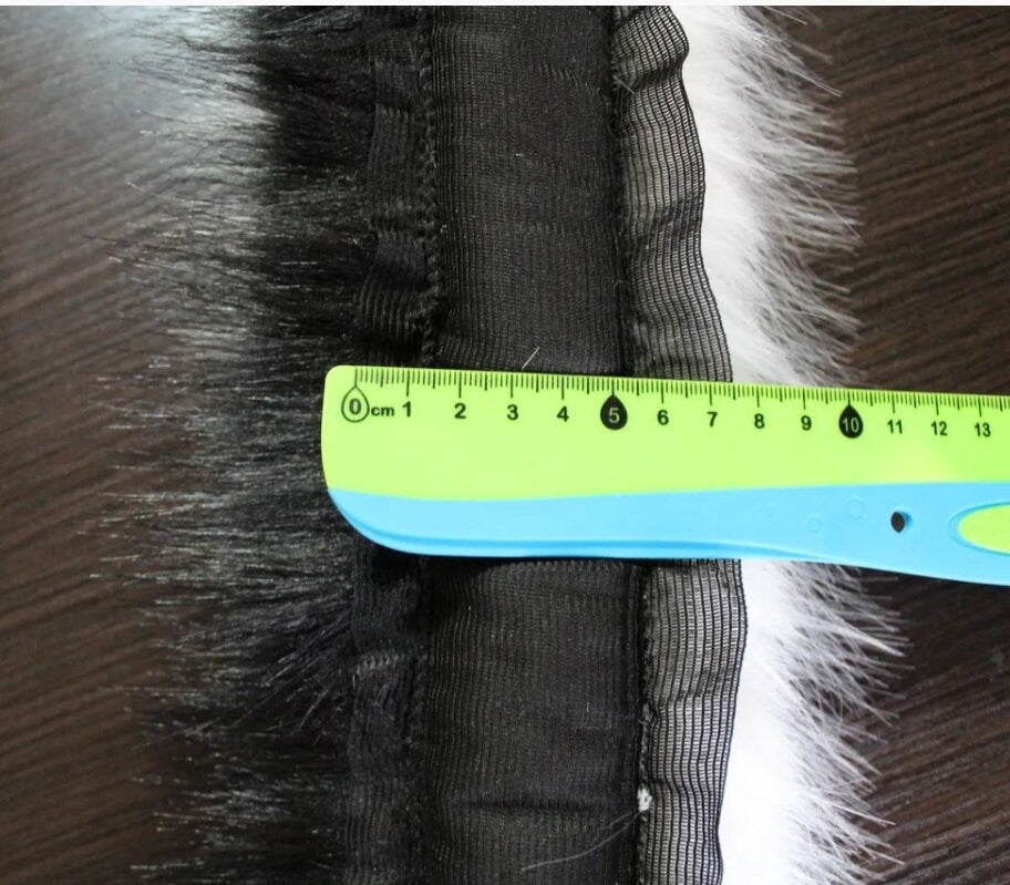 BY ORDER Faux Fur Vegan Trim Hood 70 cm, Faux Fur Collar Trim, Fake Fur, Fur Fabric, Fur Ruff, Faux Fur Hood, Hood Fur Jacket, White