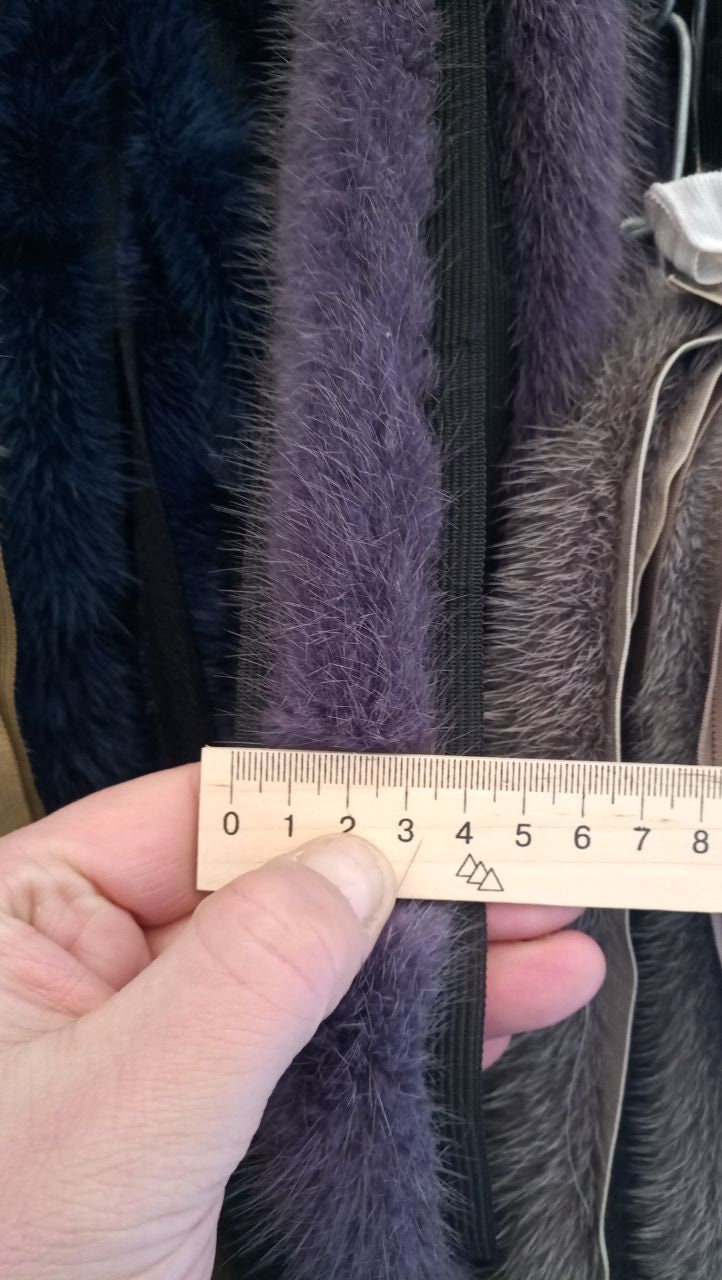 BY ORDER, Real Mink Fur Trimming, Supply for Sewing, Mink Fur Stripes, Mink Fur Trim, Furry Strips, Mink Fur, Fur Edging Trim for Garment