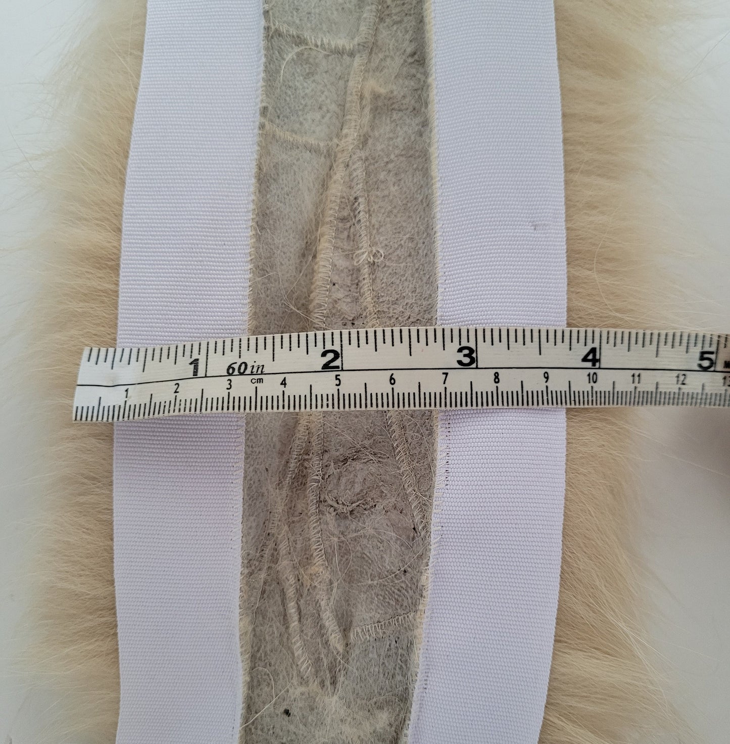 READY to SHIP From Pieces! XL Large Full Finnish Real Fox Fur Collar, Fox Fur Collar, Fur Trim for Hoodie, Fur Scarf, Fur Ruff, Beige Fox