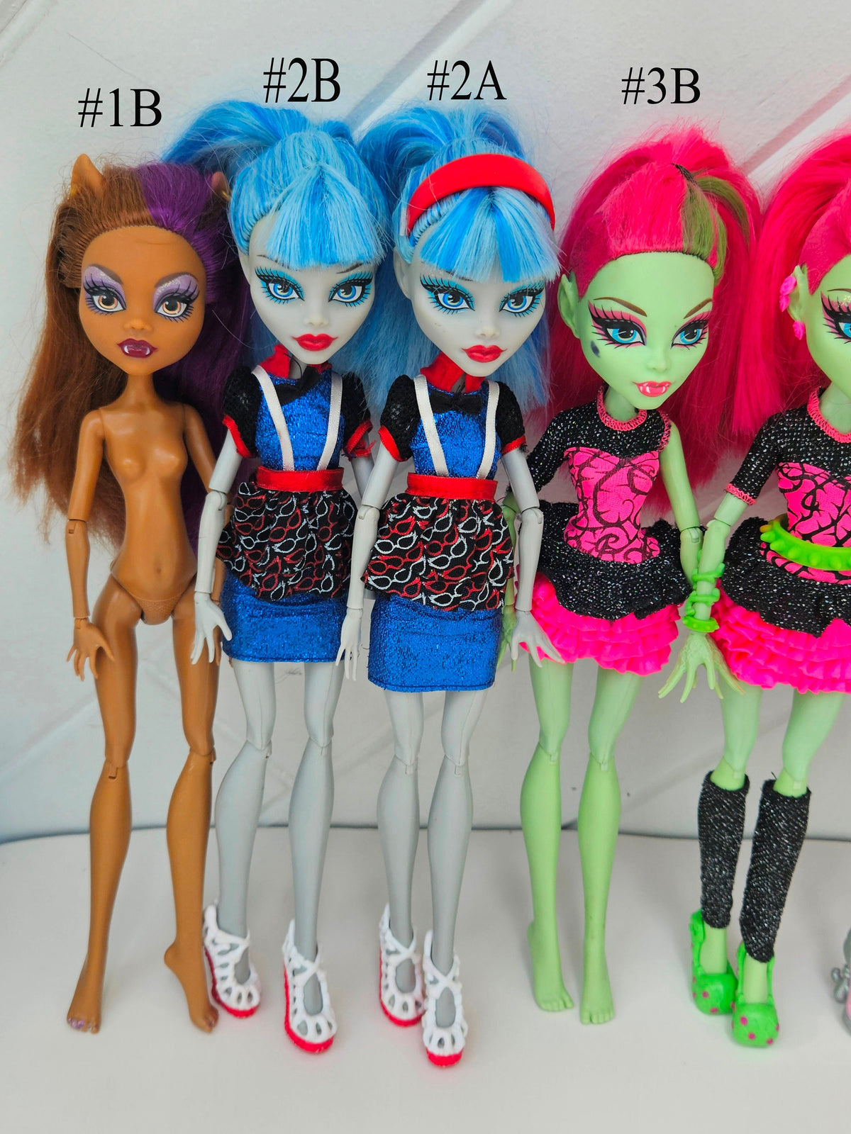 Ghouls Night Out Monster High Doll for Collectors, Playing, Clawdeen Wolf, Lagoona Blue, Rochelle Goyle, Abbey, Venus, Original Used