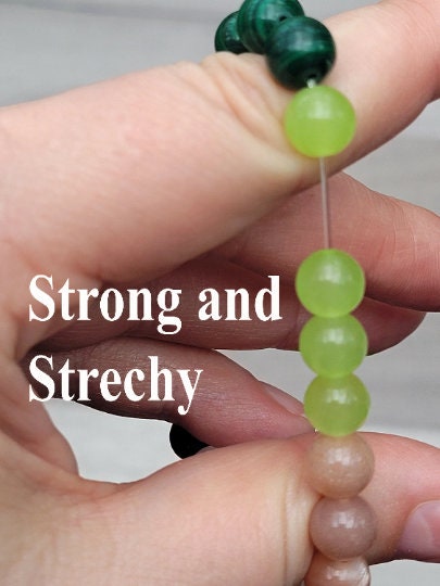 strong and stretchy crystal stone bracelet