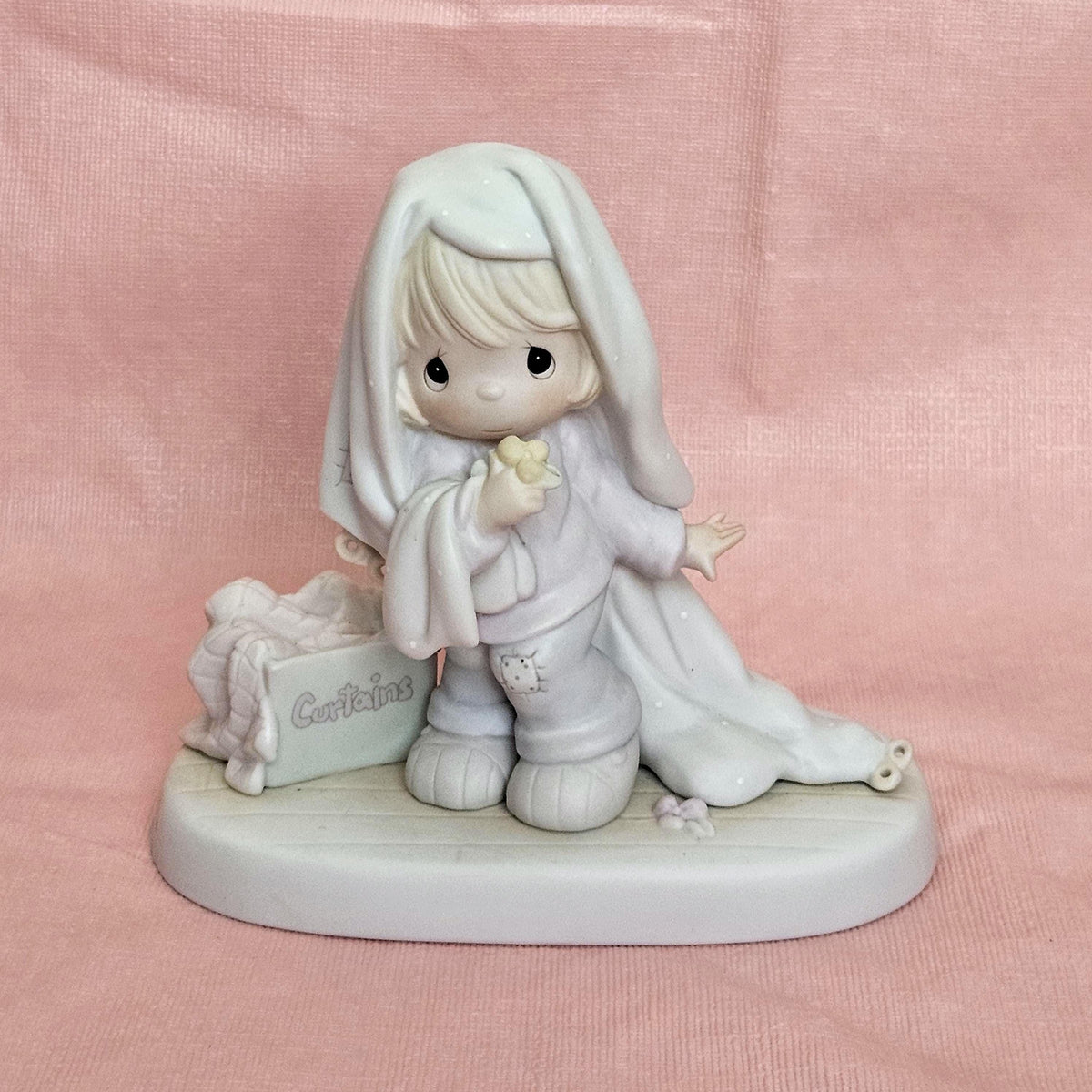 Precious Moments June Monthly Girl Bride Dress Up Figurine – 1987 110043