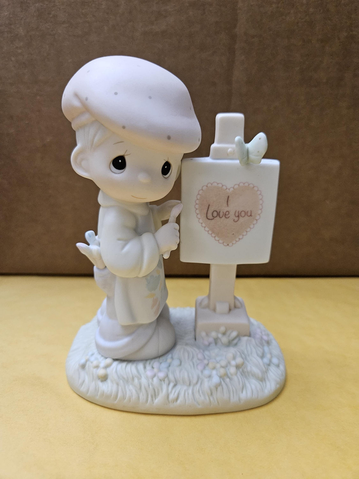 Precious Moments "Loving You, Dear Valentine" Figurine – 1986 Enesco PM-873