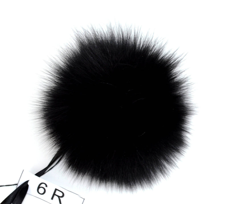 fur pom pom for winter hat
