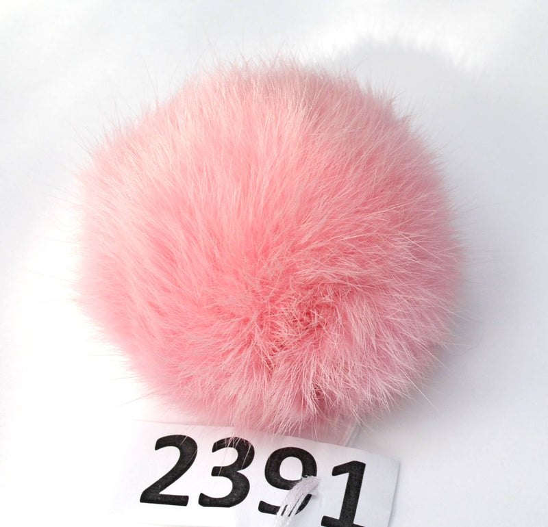 pink rabbit pompom