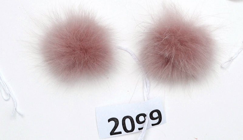fur pom pom for hat