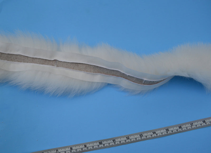 BY ORDER not Tail Real White Fox Fur Trim Hood, Fur collar trim, Fox Fur Collar, Fur Scarf, Fur Ruff, Fox Fur Hood, Fox Fur, Soft Trim