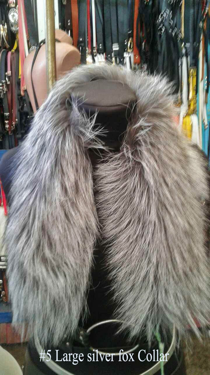 BY ORDER Finnish Silver Fox Fur Trims for Hood, Fur Replacement