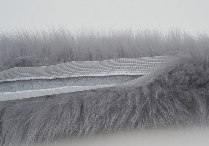 BY ORDER, not Tail, Real Gray Fox Fur Trim Hood, Fur collar trim, Fox Fur Collar, Fur Scarf, Fur Ruff, Fox Fur Hood, Fox Fur, Super Soft