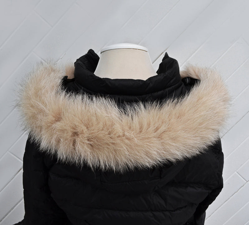 BY ORDER, Real Fox Fur (Tail) Trim Hood, Fur collar trim, Fox Fur Collar, Fur Scarf, Fur Ruff, Fur Hood, Fur stripe, Coat Trim, Jacket