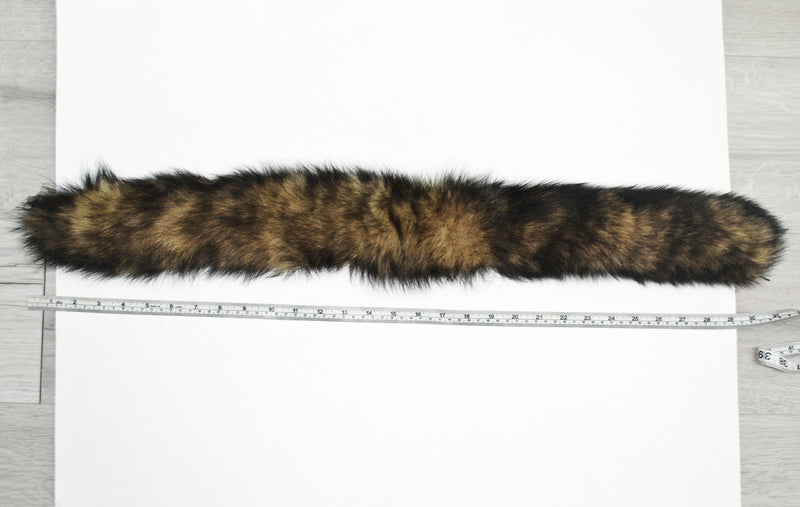 BY ORDER, Real Fox Fur (Tail) Trim Hood, Fur collar trim, Fox Fur Collar, Fur Scarf, Fur Ruff, Fur Hood, Fur stripe, Coat Trim, Jacket