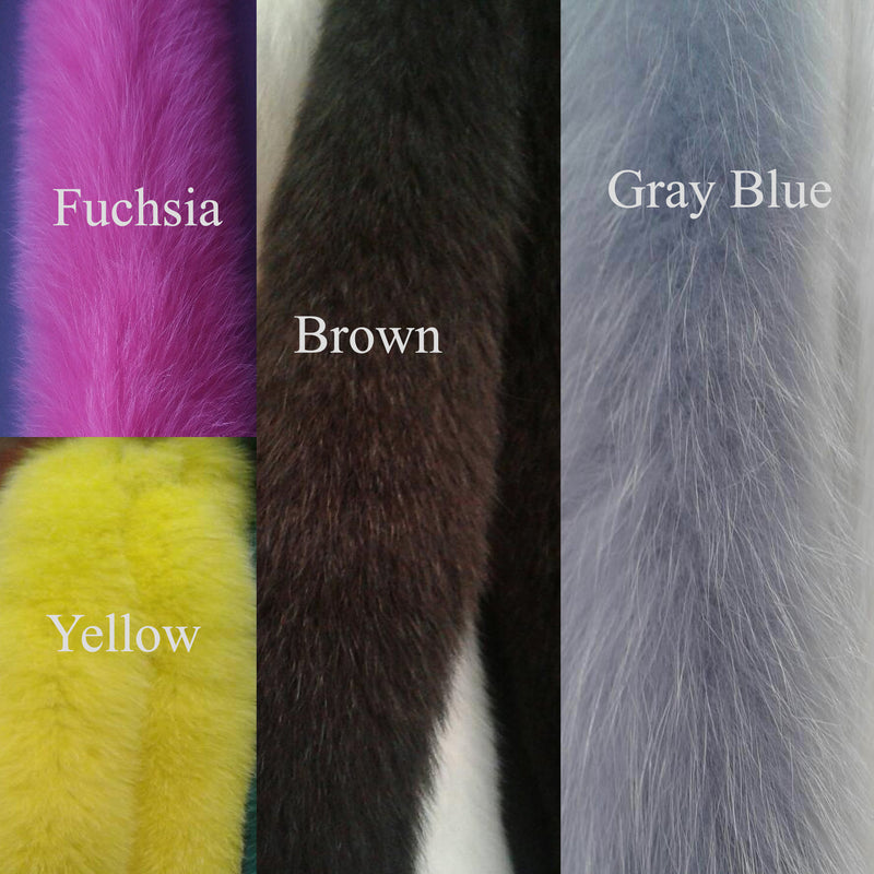 BY ORDER, 12 cm WIDTH, Finnish Fox Fur Trim Hood, Fur collar trim, Fox Fur Collar, Fur Scarf, Fur Ruff, Fox Fur Hood, Fox Fur, Fur stripe