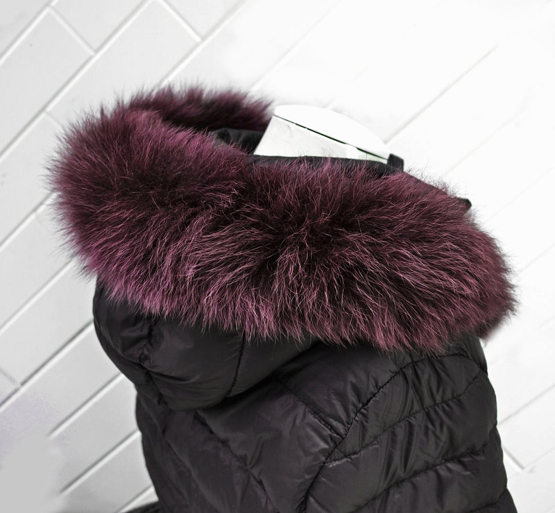 BY ORDER, Real Fox Fur (Tail) Trim Hood, Fur collar trim, Fox Fur Collar, Fur Scarf, Fur Ruff, Fur Hood, Fur stripe, Coat Trim, Jacket