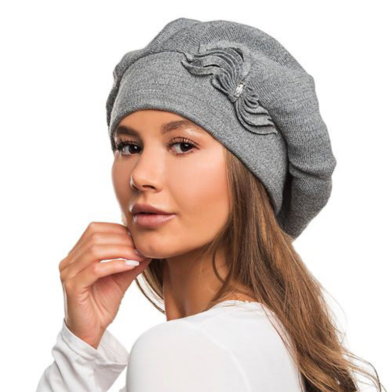 WINTER WOMAN BERET, Beret Hat, Winter Hat, Women's Hat, Knitted Beret Hat, Handmade Hat, Gift for Her, Warm Winter Hat, Slouchy Beret, Wool