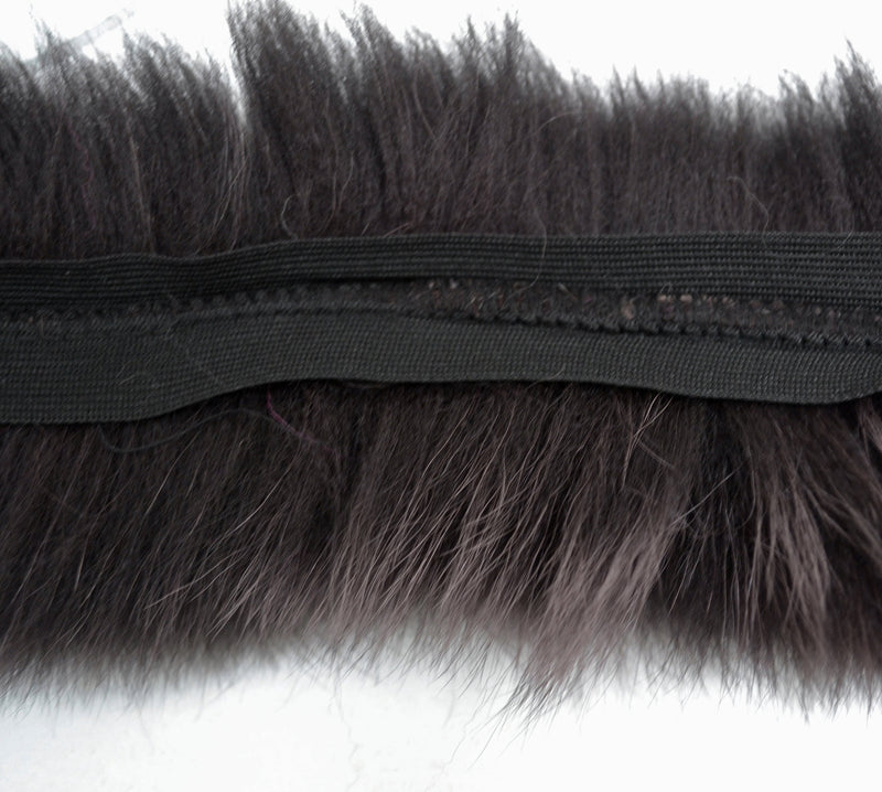 BY ORDER, Real Fox Fur (Tail) Trim Hood, Fur collar trim, Fox Fur Collar, Fur Scarf, Fur Ruff, Fur Hood, Fur stripe, Coat Trim, Jacket
