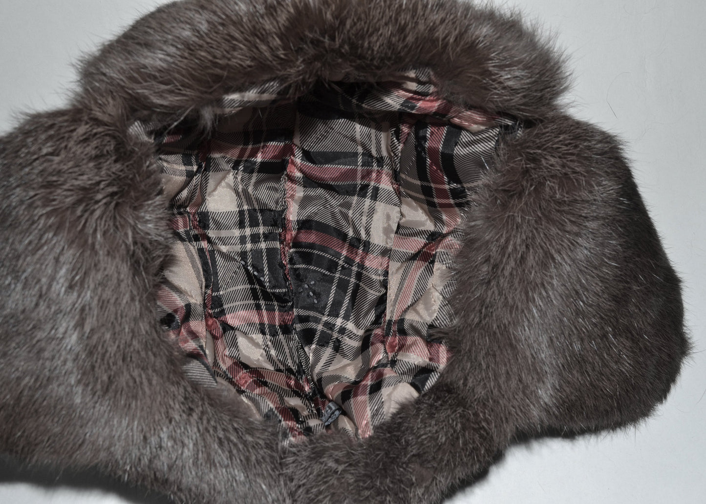 READY to SHIP Child Real Fur Hat, Aviator Hat, Ushanka, Russian Hat, Ski Hat, Rabbit Fur, Fur Hat with Ear Flaps, Warm Hat, Boy Fur Hat