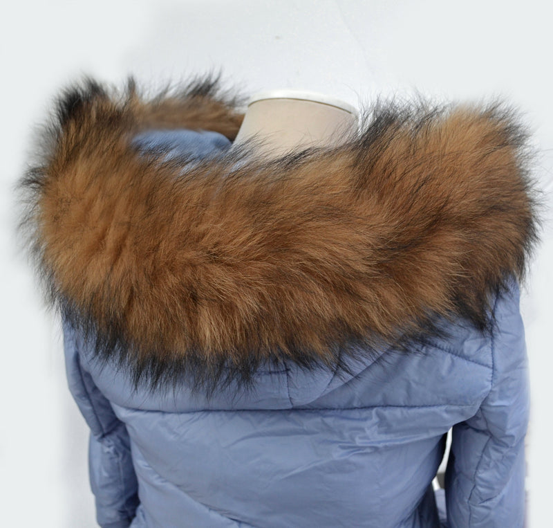 BY ORDER XL Double Real Fox Fur (Tail) Trim Hood like Raccoon, Fur collar trim, Fox Fur Collar, Fur Scarf, Fur Ruff, Fox Fur Hood, Fur