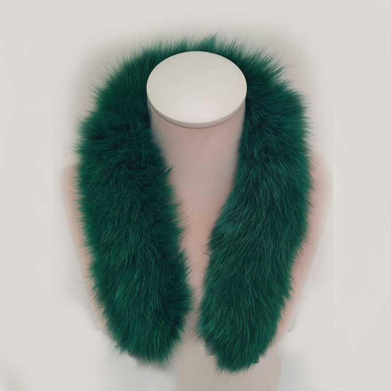 READY to SHIP, Real Fox Fur (Tail) Trim Hood, Fur collar trim, Fox Fur Collar, Fur Scarf, Fur Ruff, Fur Hood, Fur stripe, Coat Trim, Jacket