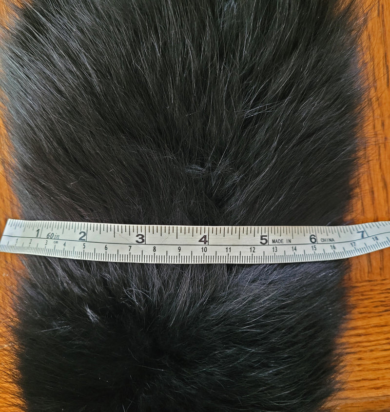READY to SHIP (not Tail) XL Extra Large Real Fox Fur Trim Hood, Fur collar trim, Fox Fur Collar, Fur Scarf, Fur Ruff, Fox Fur Hood, Hood Fur