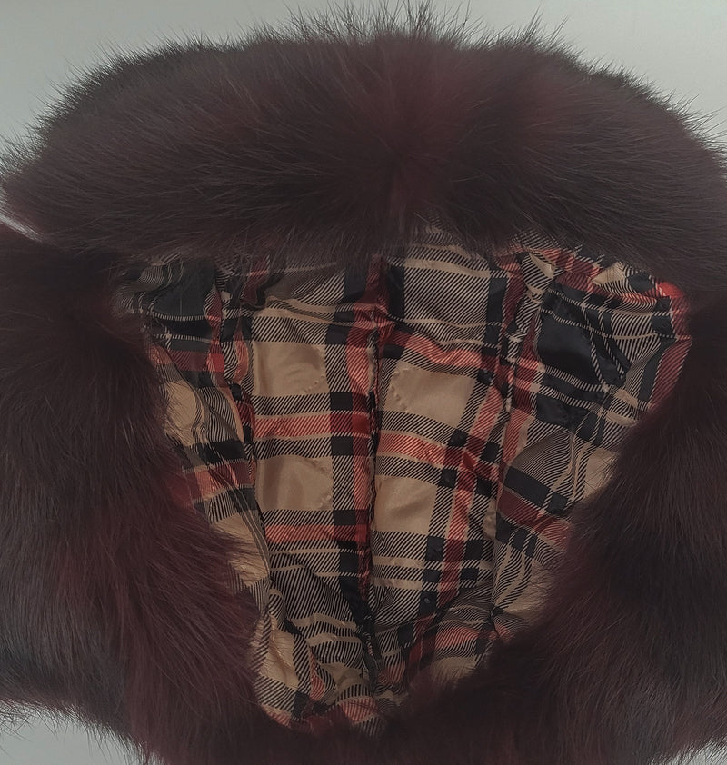 READY to SHIP Ear Flap Hat, Rabbit Fur Kids Hat, Ushanka Hat, Child Hat, Fur Hat with Ear Flaps, Childs Fur Hat, Trapper Hat, Girl Hat, Fur