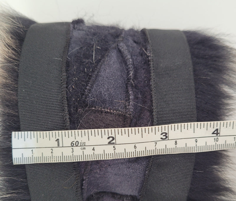 Large Brown Fox Fur Trim, Collar for Hood (PIECES), 80 cm