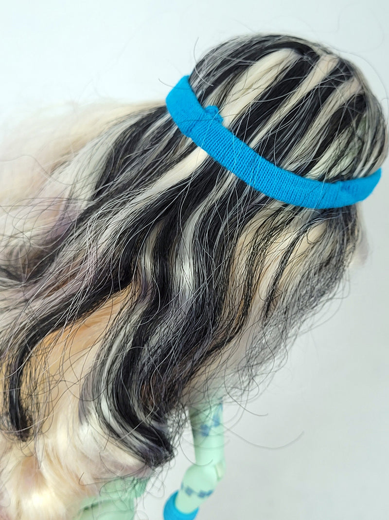 Monster High Doll Skulltimate Locker Room Frankie Stein Exclusive Playset for Collectors, OOAK Repaint, Playing, Original Accessories, Rare