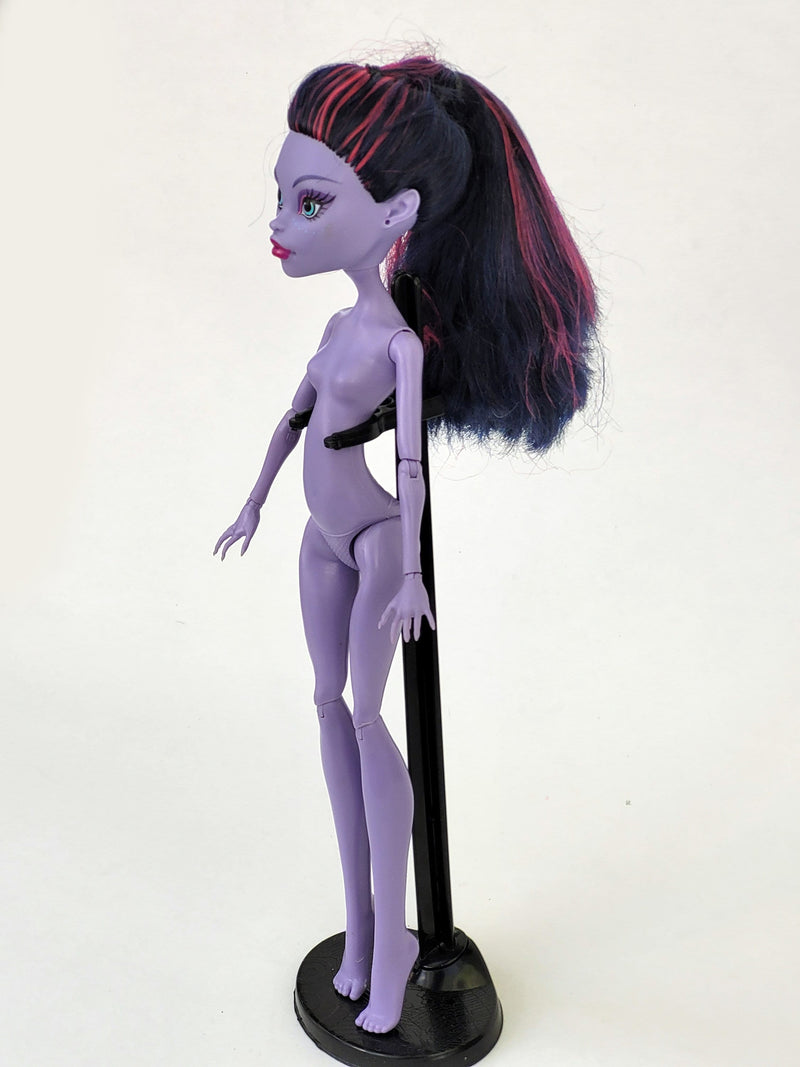 Monster High Doll Jane Boolittle for Collectors, OOAK Repaints, Playing, Rare Doll, Original, Mattel Excellent Condition, Nude, Rare Find