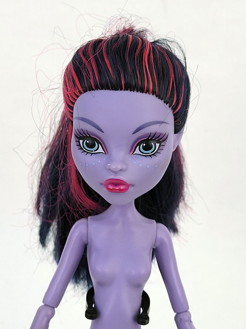 Monster High Doll Jane Boolittle for Collectors, OOAK Repaints, Playing, Rare Doll, Original, Mattel Excellent Condition, Nude, Rare Find