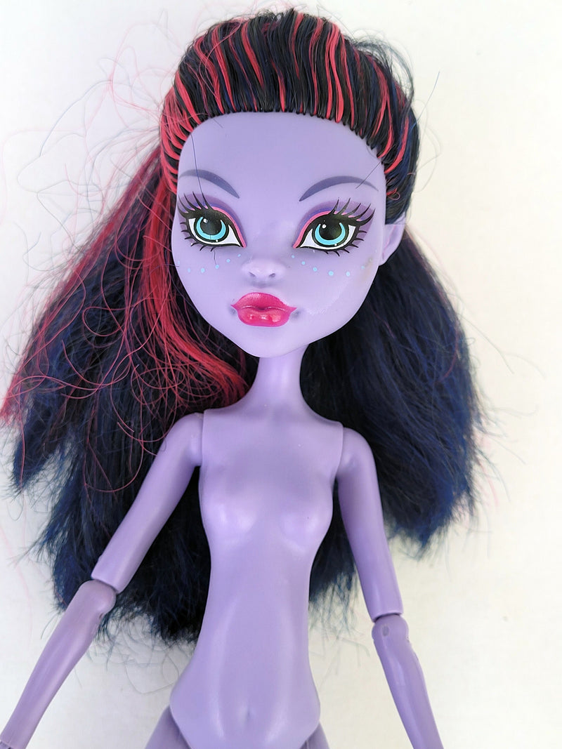 Monster High Doll Jane Boolittle for Collectors, OOAK Repaints, Playing, Rare Doll, Original, Mattel Excellent Condition, Nude, Rare Find