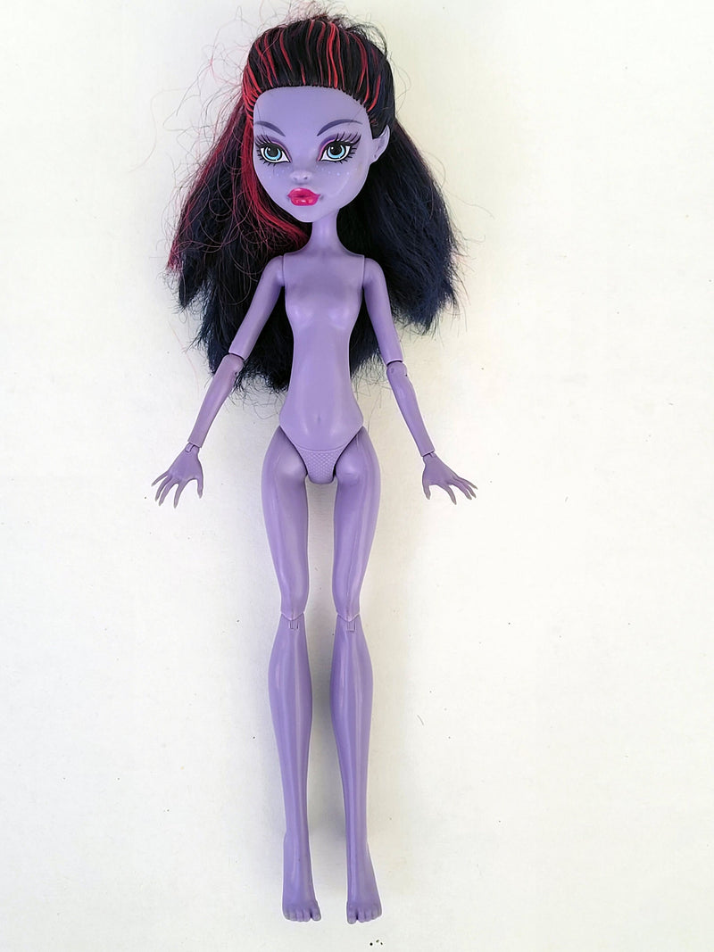 Monster High Doll Jane Boolittle for Collectors, OOAK Repaints, Playing, Rare Doll, Original, Mattel Excellent Condition, Nude, Rare Find