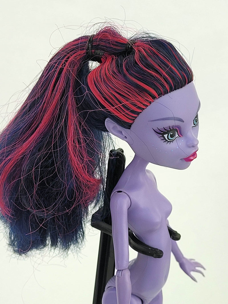 Monster High Doll Jane Boolittle for Collectors, OOAK Repaints, Playing, Rare Doll, Original, Mattel Excellent Condition, Nude, Rare Find