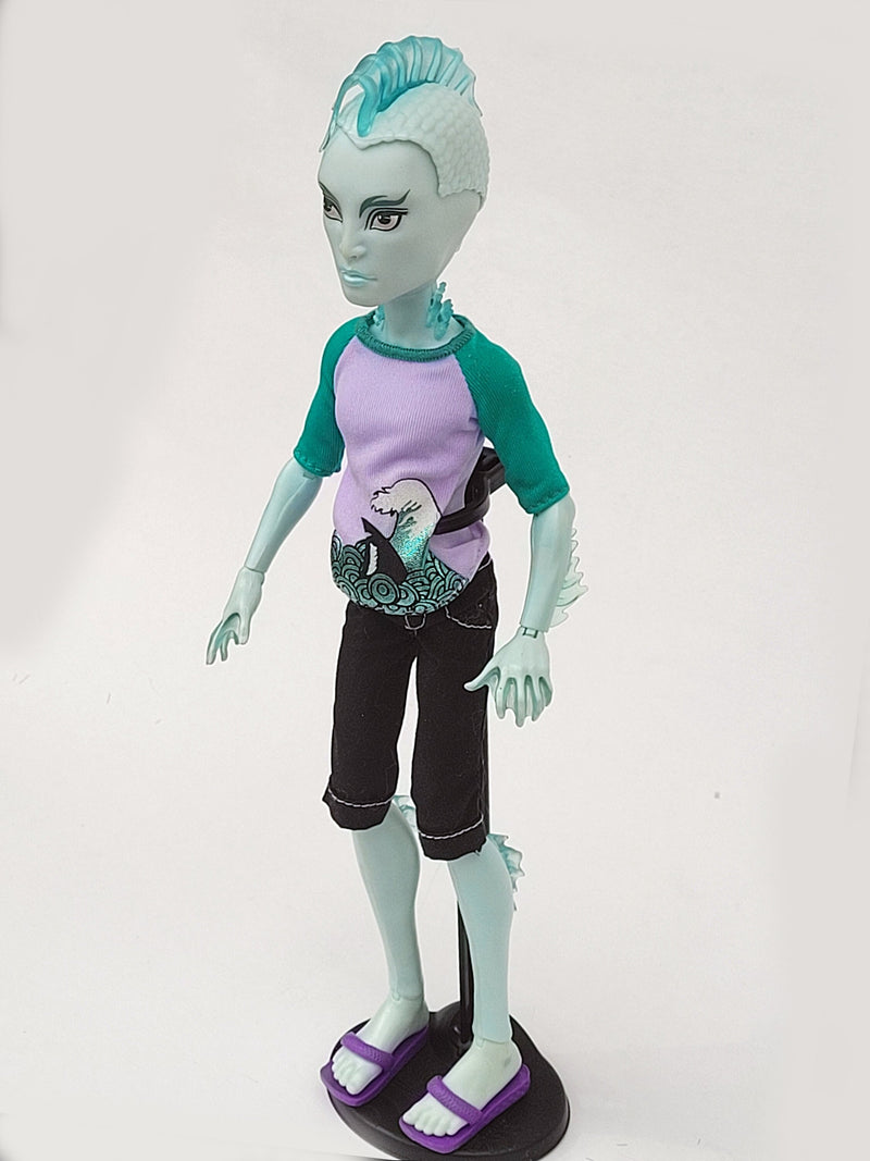 Monster High Doll Boy Manster Deuce Gorgon & Gillington Gil Webber 2 Pack for Collectors, OOAK Repaints, Playing, Rare Doll, Mattel