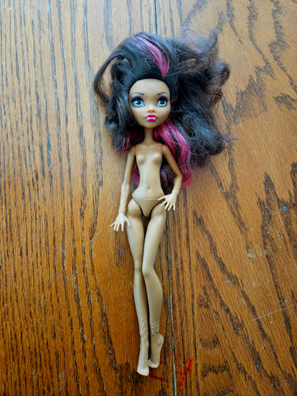 Clawdeen Wolf Emoji Monster High Doll – Nude – Pre-Owned