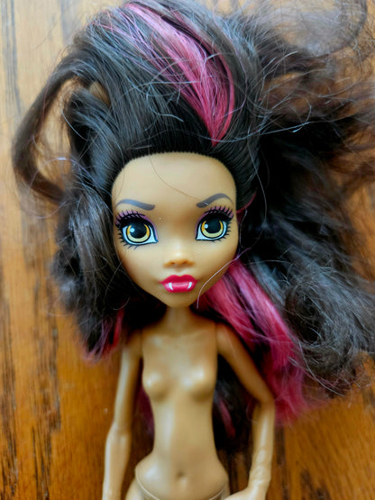 Clawdeen Wolf Emoji Monster High Doll – Nude – Pre-Owned