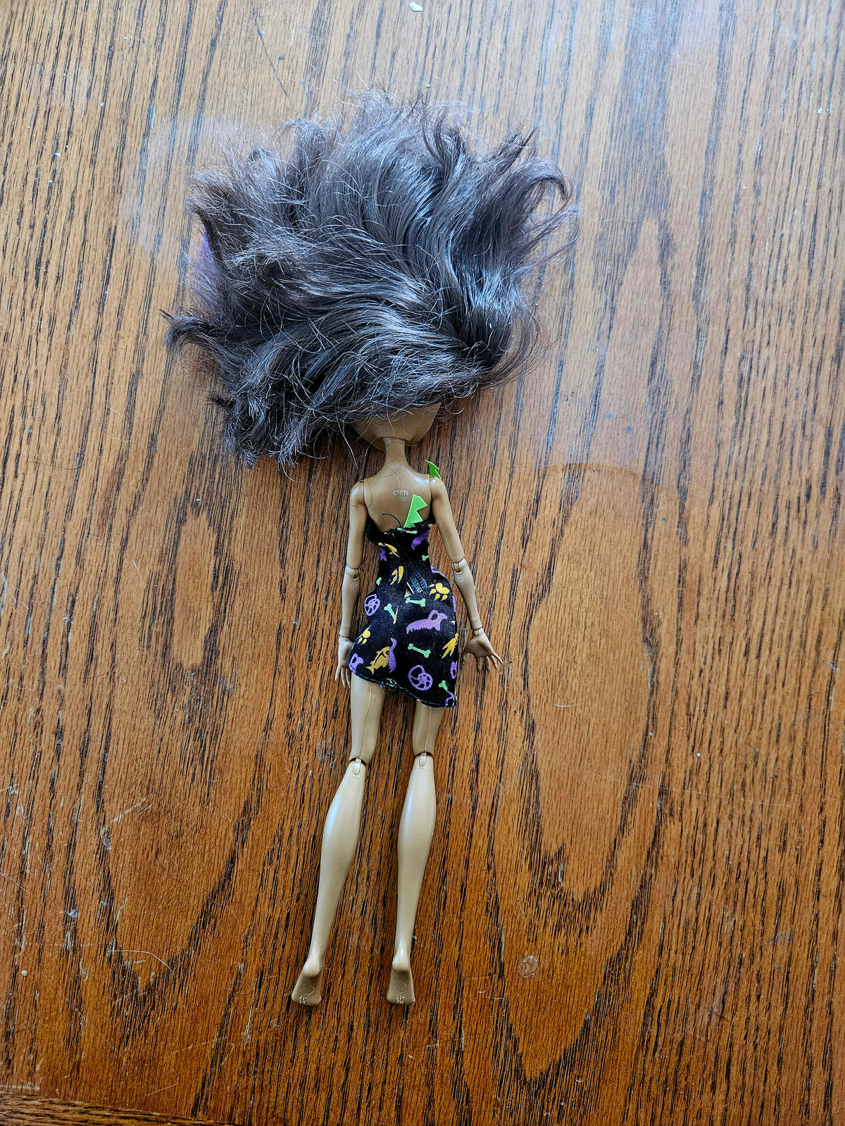 Clawdeen Wolf Freaky Field Trip Monster High Doll – Dress – Pre-Owned