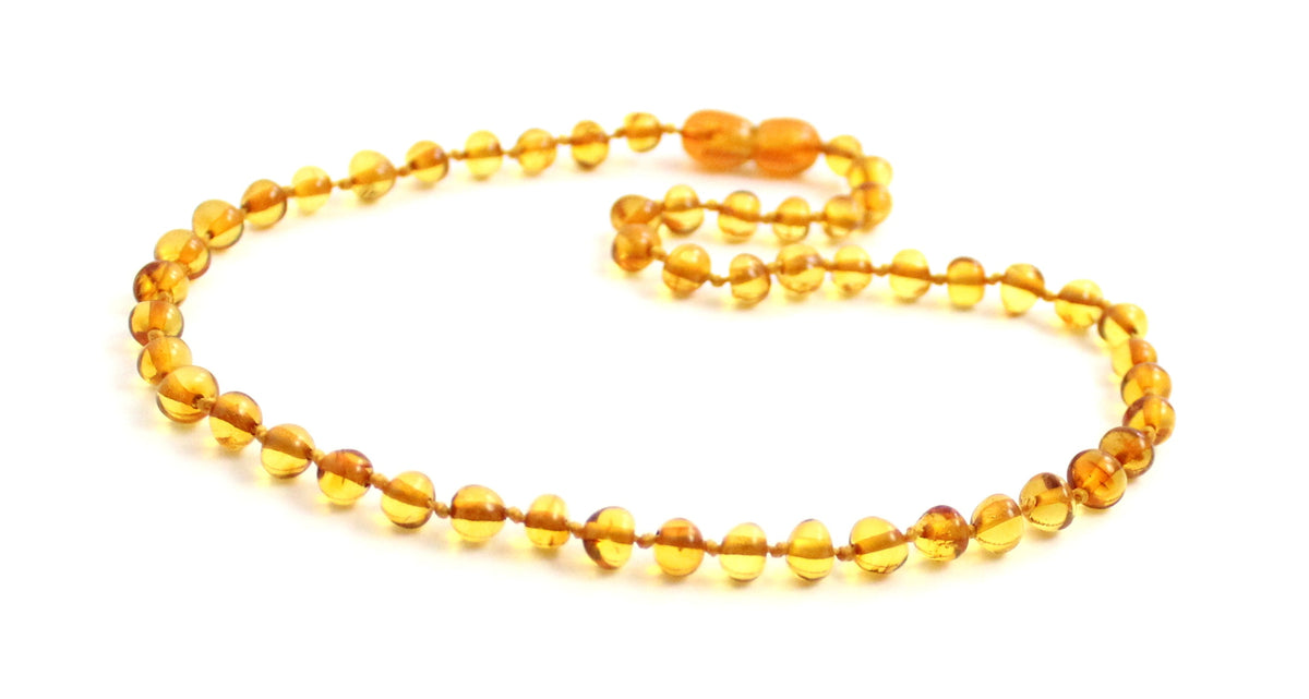 NBBP-2 Amber Honey Golden Teething Necklace-3