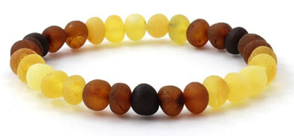 Amber Raw Modern Rainbow Bracelet for Adults-2