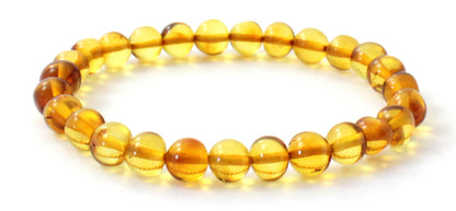 Amber Golden Honey Stretch Bracelet for Adults-2